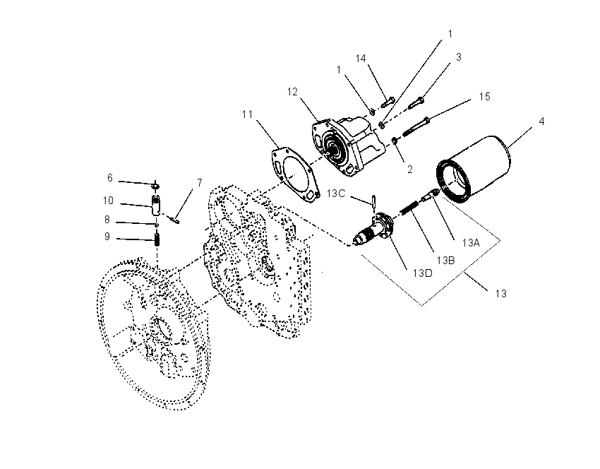 PUMP & FILTER GP-TRANSMISSION 8I4451 CAT