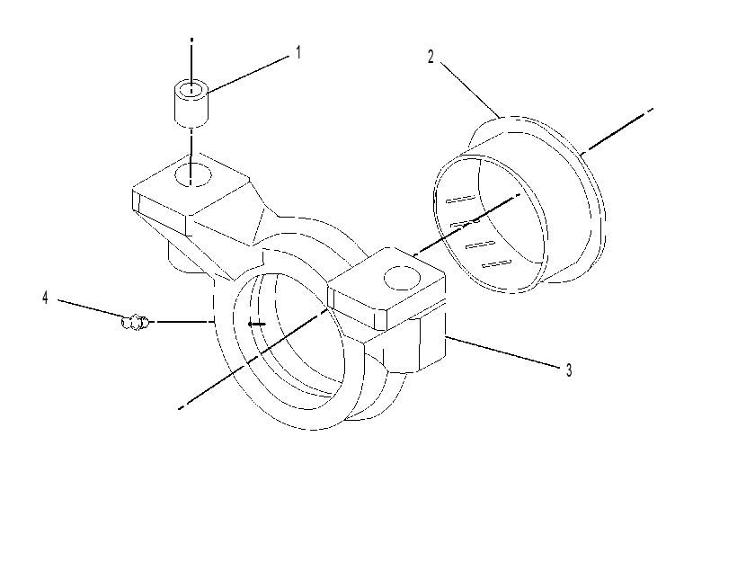 SUPPORT GP-AXLE 8I3894 CAT