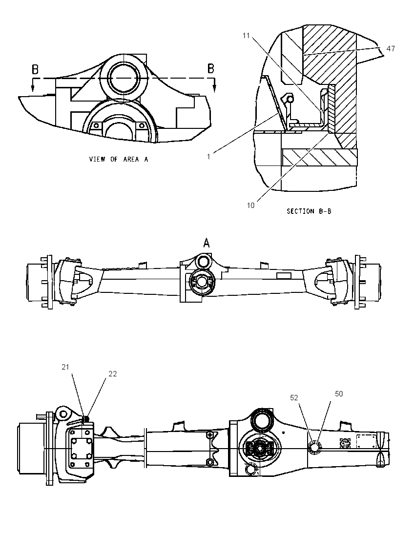 AXLE GP-DRIVE & STEERING 1746317 CAT
