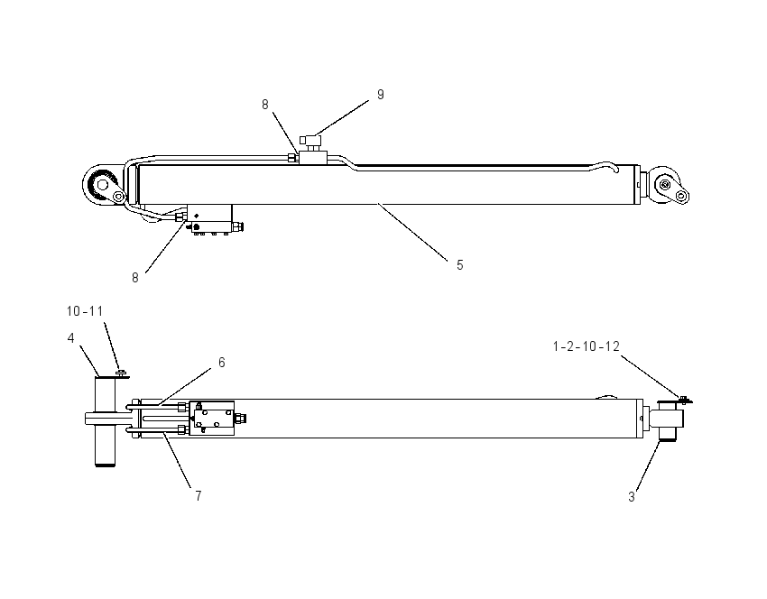 CYLINDER & MTG GP-BOOM 2183547 CAT