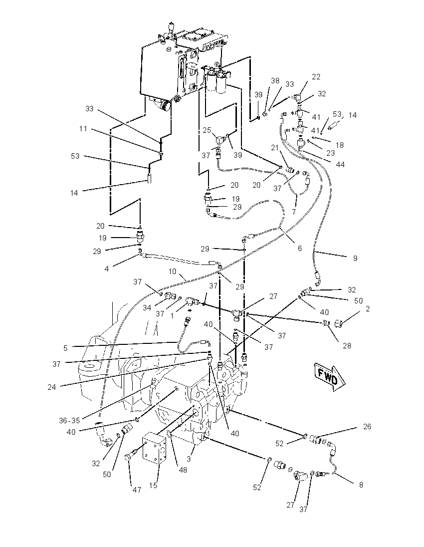 PUMP & LINES GP-TRACTION CONT 1593670 CAT