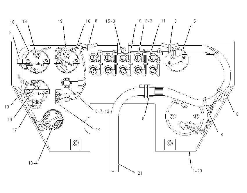 CONSOLE GP-INSTRUMENT 1355151 CAT