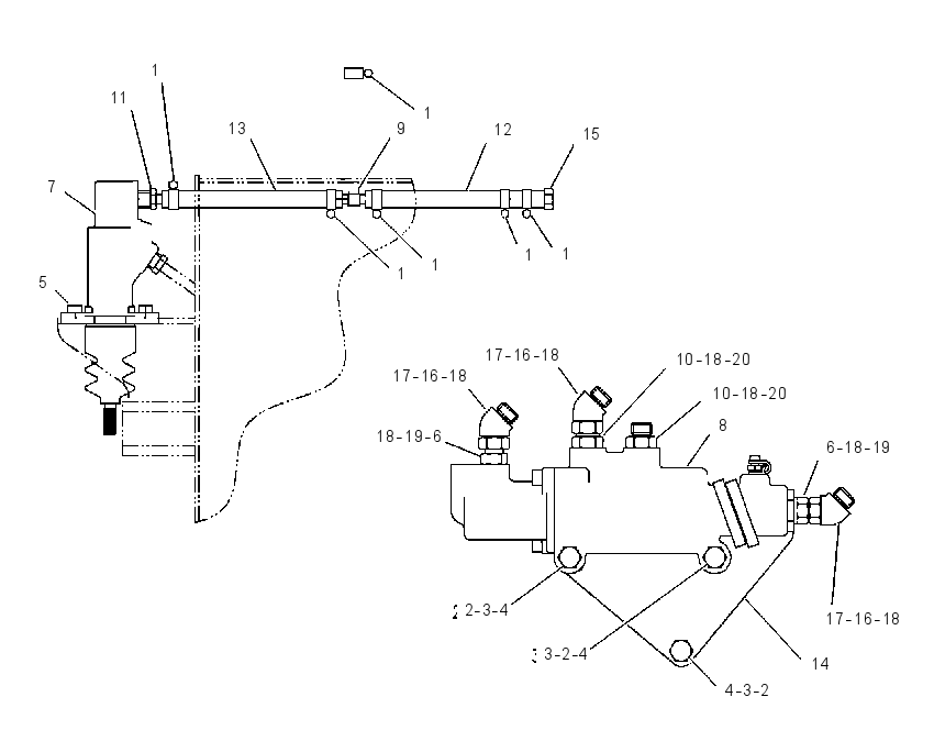 CYLINDER GP-BRAKE 1905929 CAT