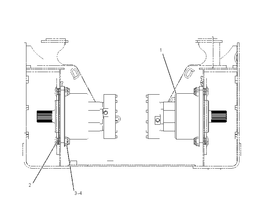 MOTOR & MTG GP-HYDROSTATIC 1919650 CAT