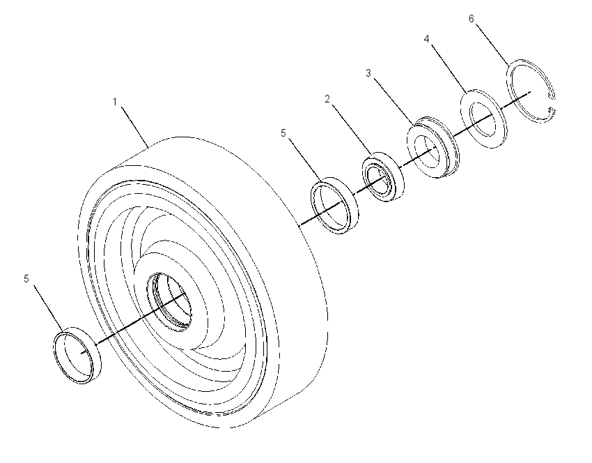 WHEEL GP-BOGIE 2126628 CAT