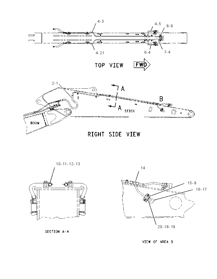 LINES GP-WORK TOOL 2165944 CAT