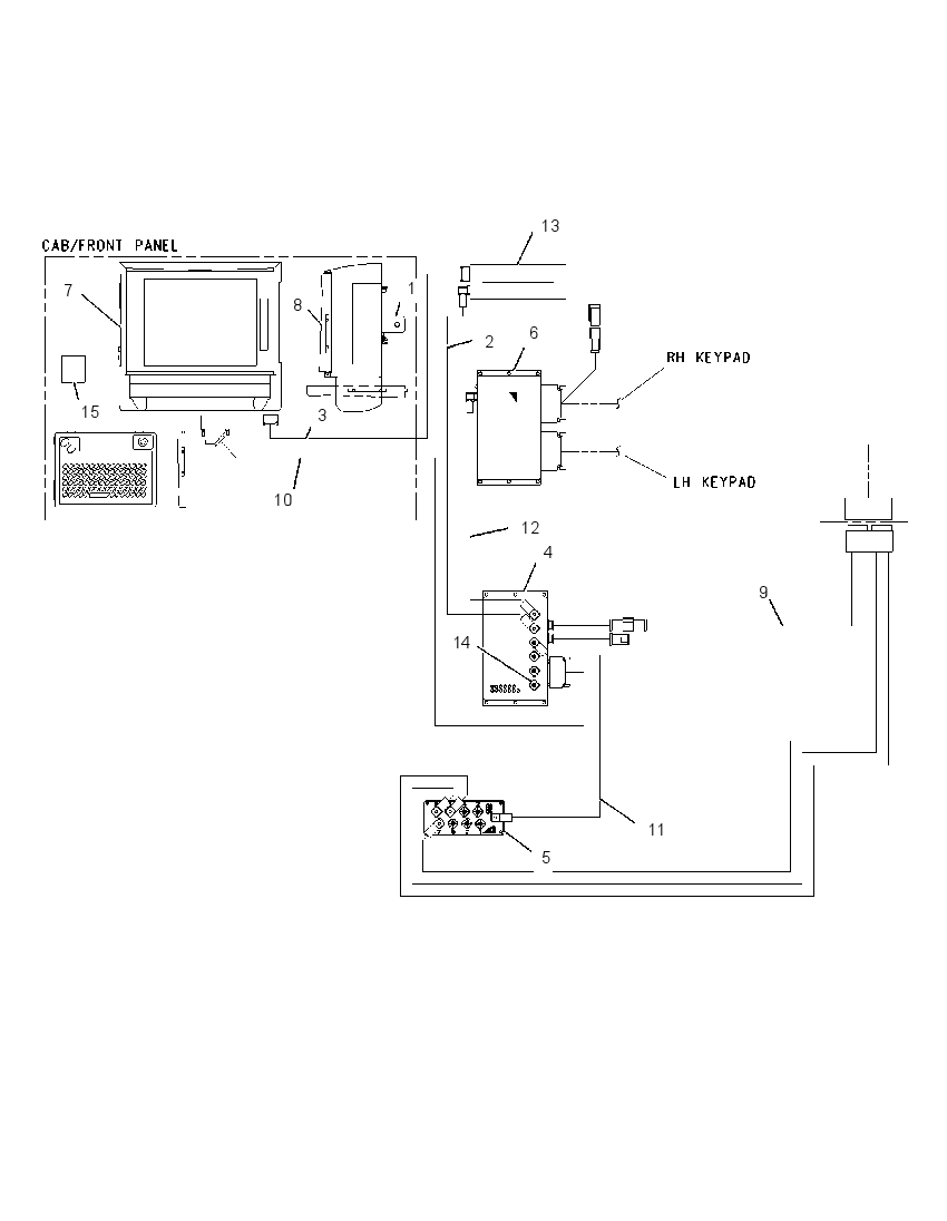 Управление электронное 1964827 CAT
