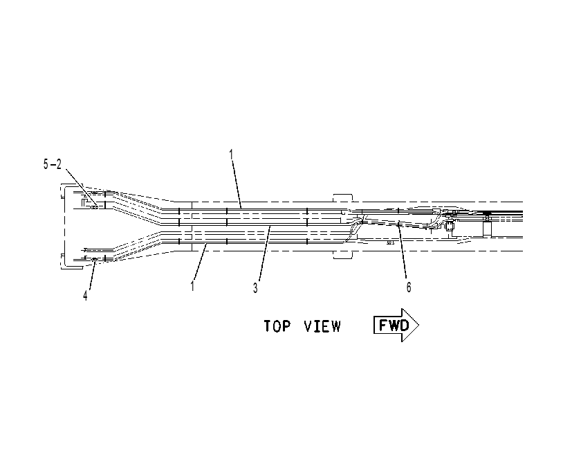 Трубопроводы стрелы 1795176 CAT