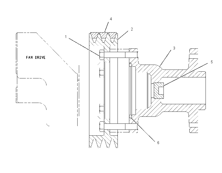PULLEY GP-FAN 2143082 CAT