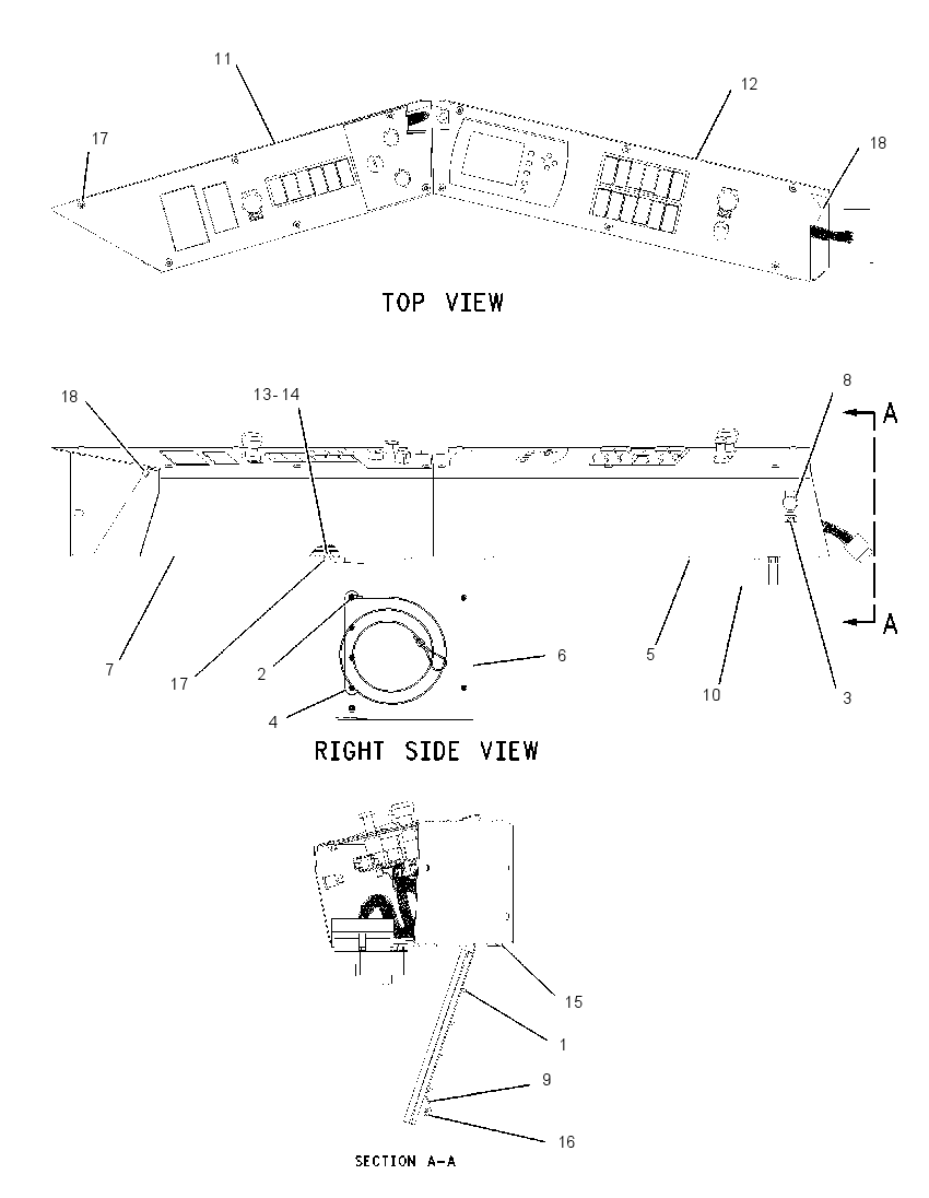 CONSOLE GP-SIDE 2077755 CAT