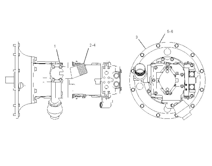 PUMP & MTG GP-POW TRN & IMPL 2164824 CAT