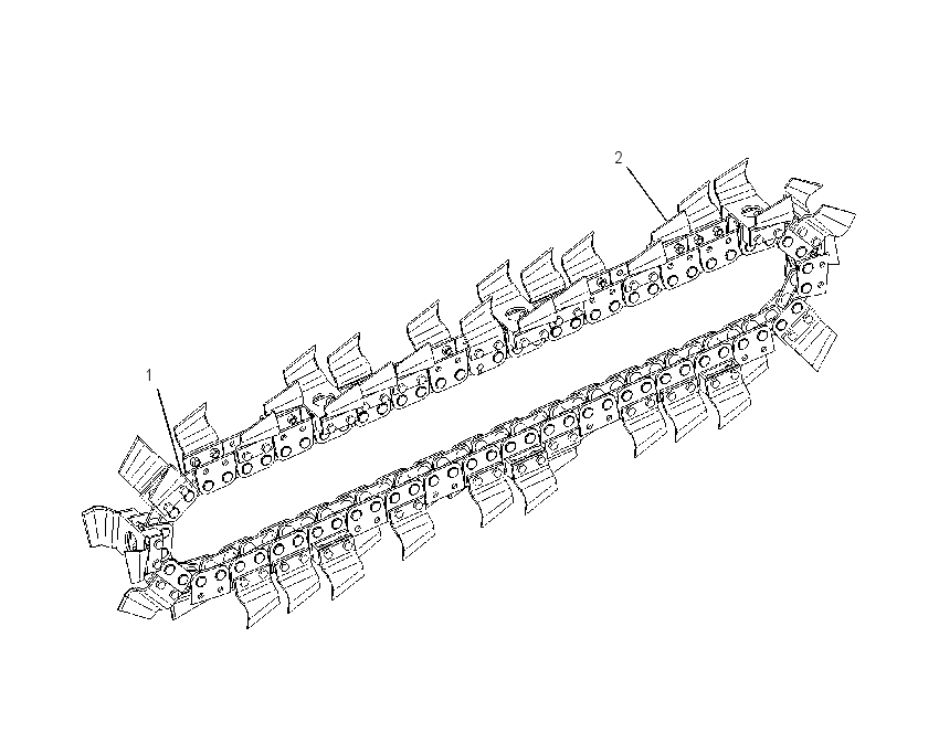 CHAIN GP-TRENCHER 2082675 CAT