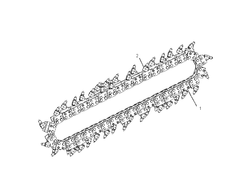 CHAIN GP-TRENCHER 2082692 CAT