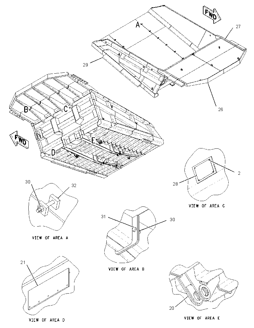 BODY & CANOPY AS 2200000 CAT