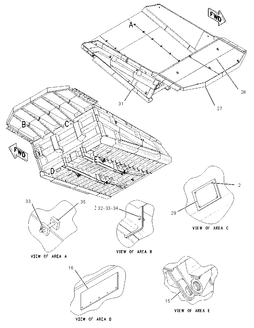 BODY & CANOPY AS 2202900 CAT