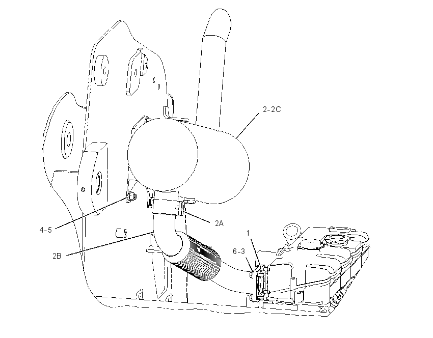 MOUNTING GP-MUFFLER 2170571 CAT