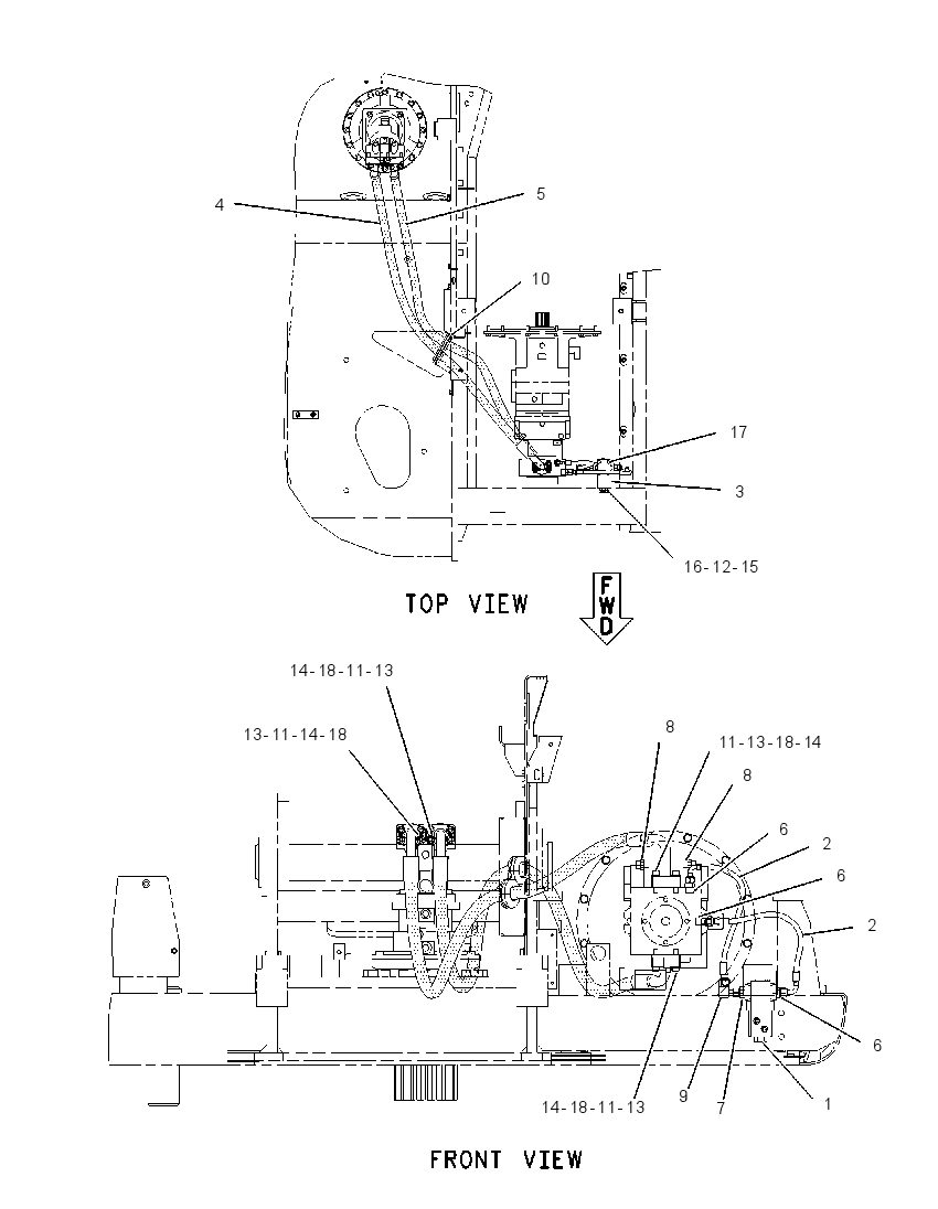 LINES GP-SWING DRIVE 1887587 CAT