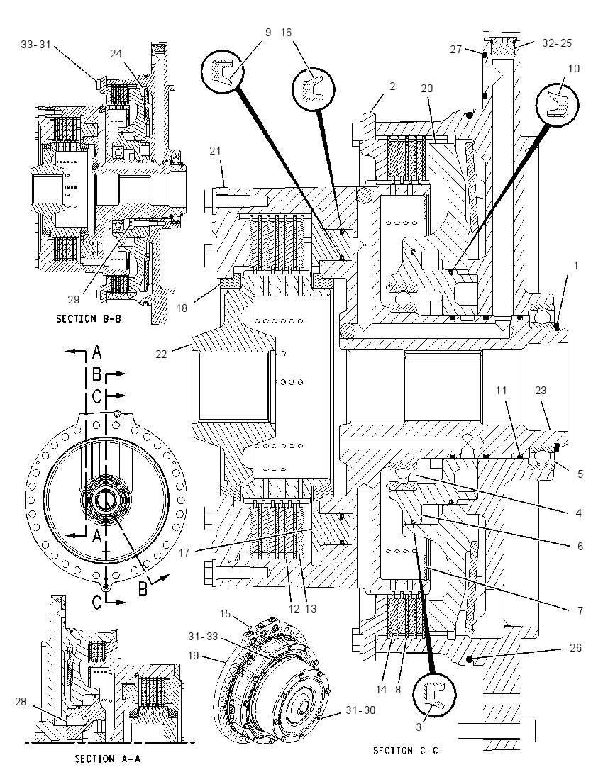 STEERING CLUTCH AND BRAKE GROUP 1784434 CAT