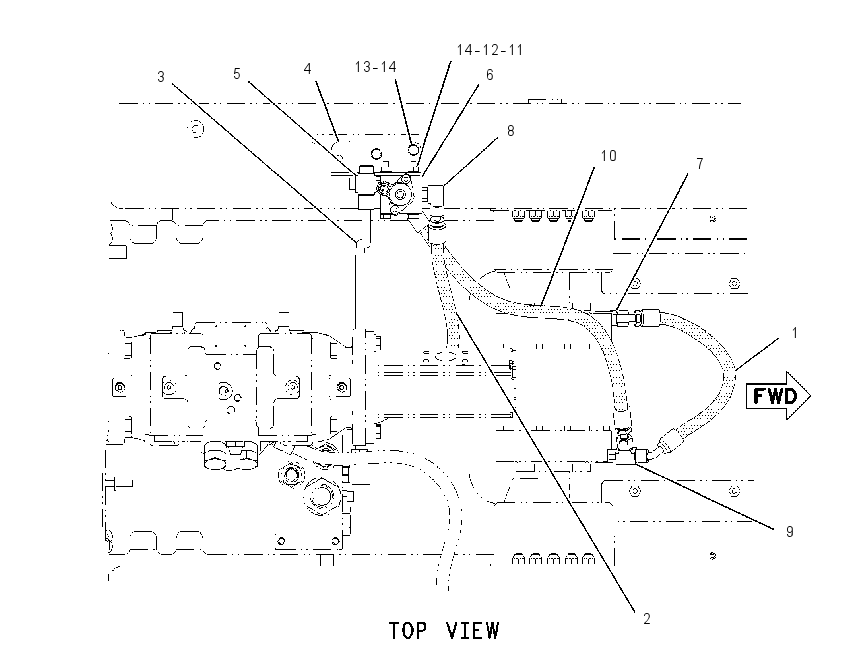 MANIFOLD & LINES GP-CONTROL 1938370 CAT