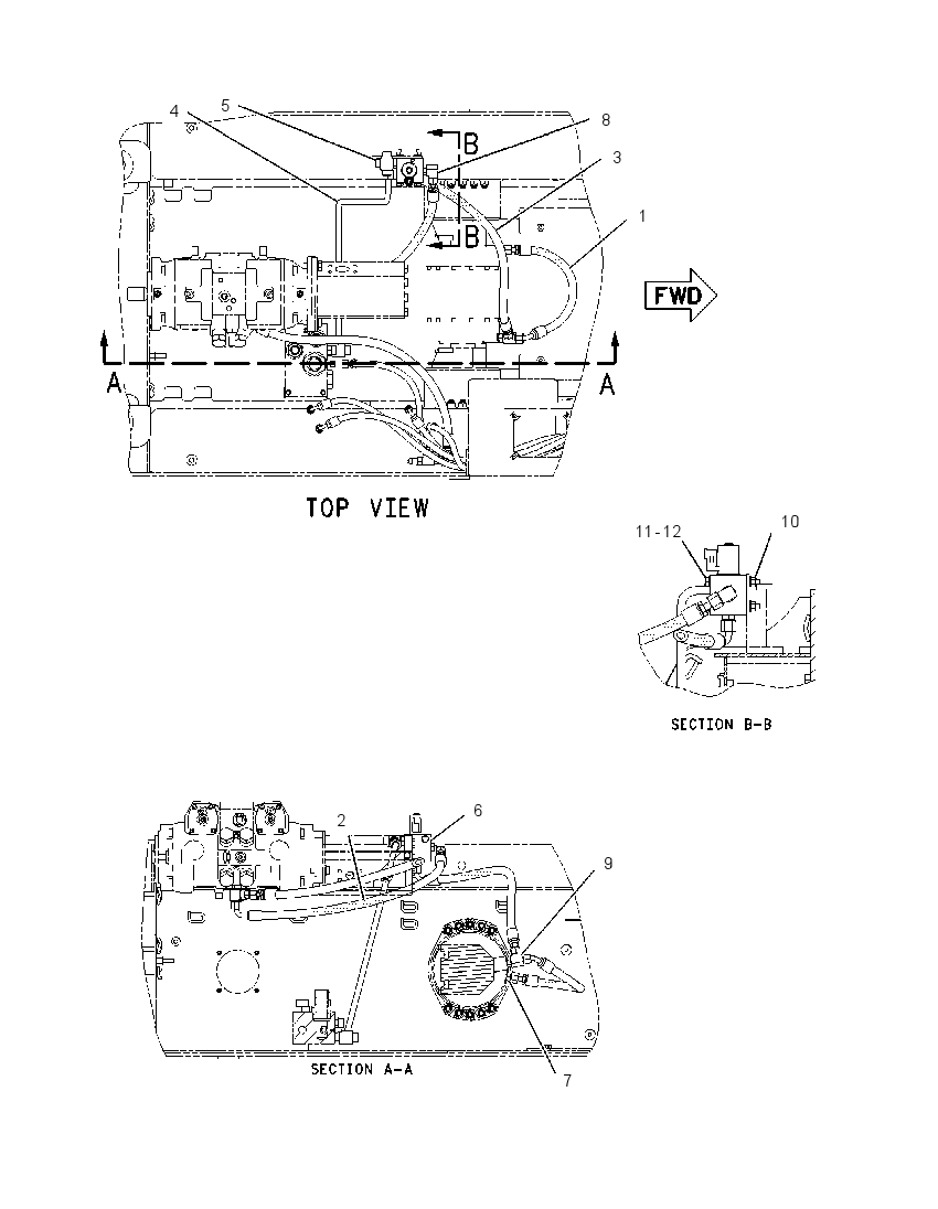 MANIFOLD & LINES GP-CONTROL 2166112 CAT