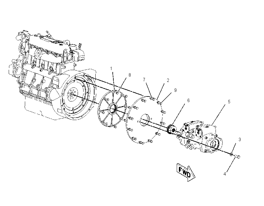 PUMP & MTG GP-HYDROSTATIC 2166117 CAT