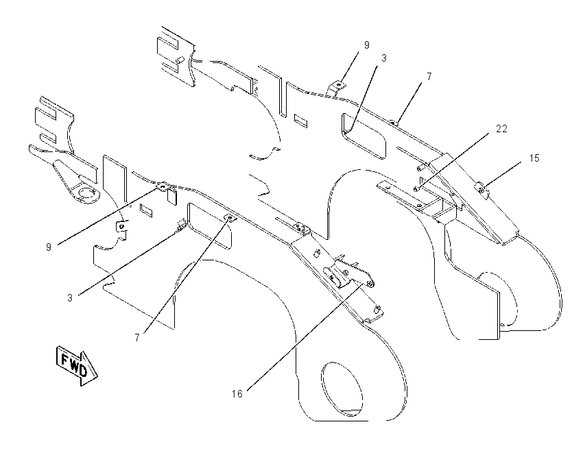 MODIFICATION GP-FRAME 2203827 CAT