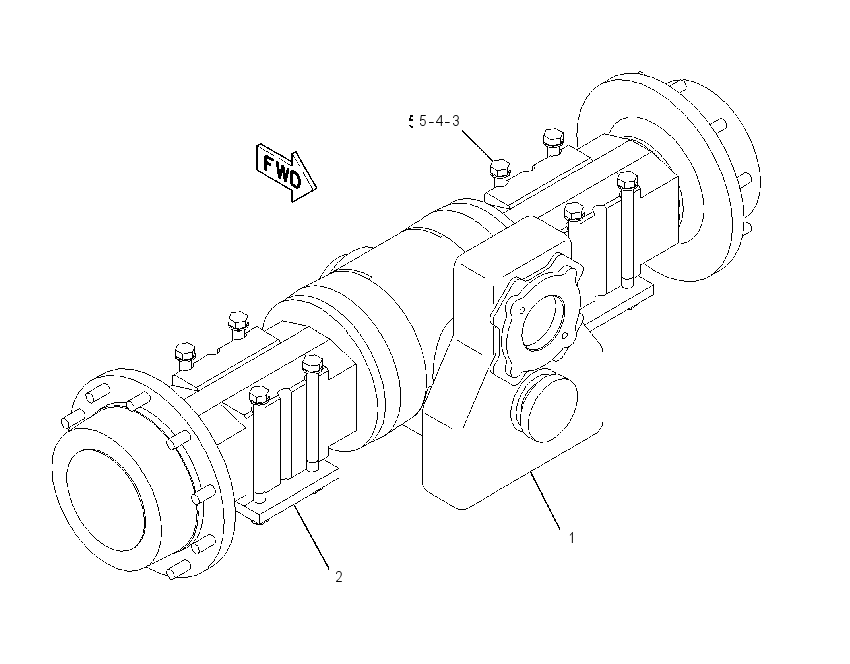 AXLE & MTG GP-DRIVE 1863693 CAT