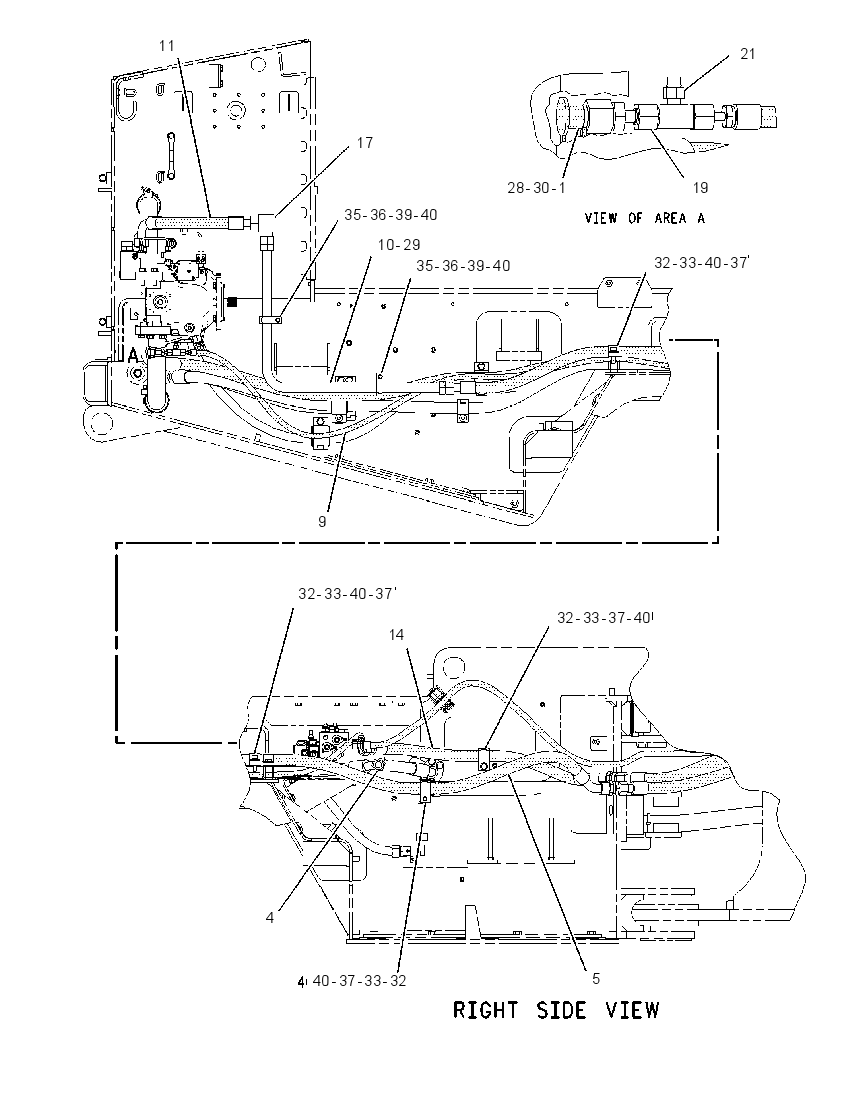 Трубопроводы гидравлические 1942678 CAT