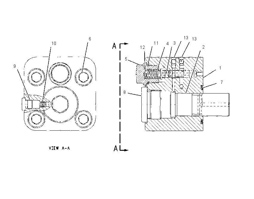 VALVE GP-MOTOR CONTROL 2213548 CAT