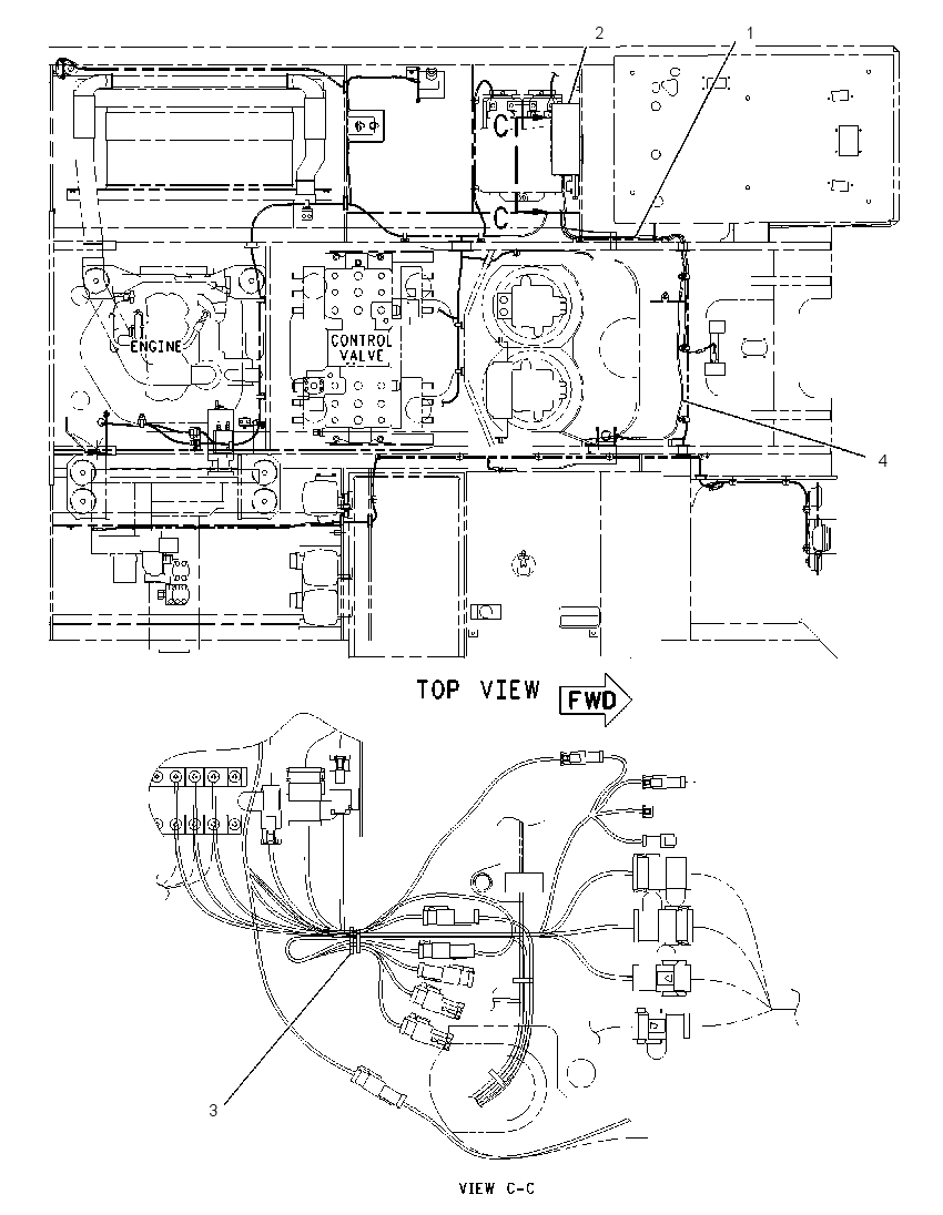 WIRING GP-BOOM FLOAT 2207503 CAT