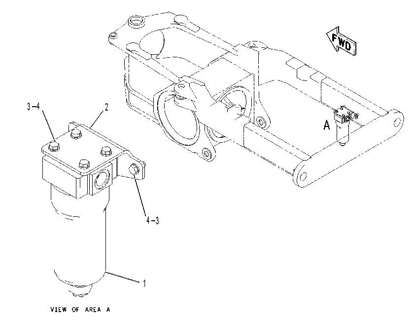 FILTER & MTG GP-POWER TRAIN 1776953 CAT