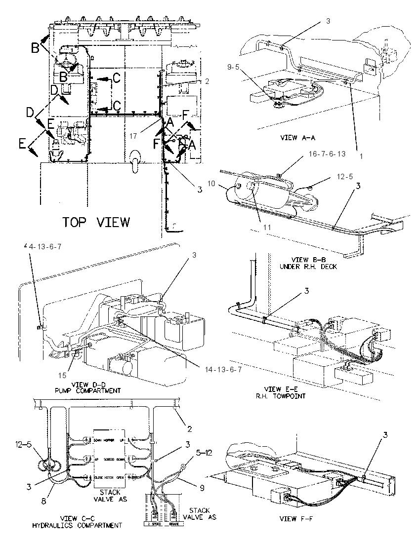 WIRING GP-HYDRAULIC CONTROL 6R0406 CAT
