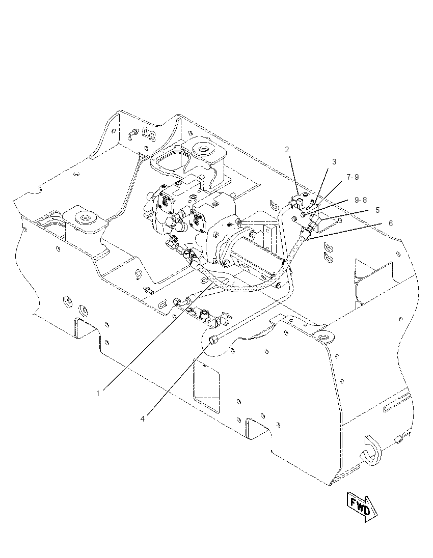 MANIFOLD & LINES GP-CONTROL 2079770 CAT
