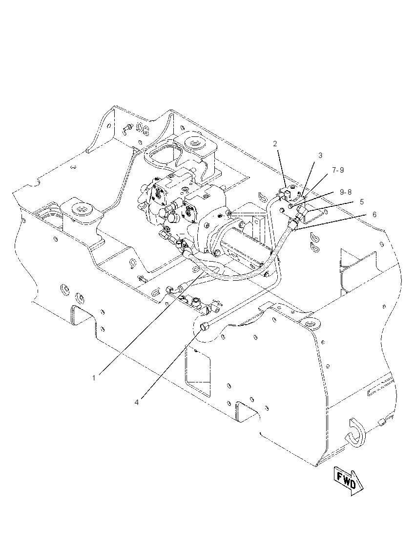 MANIFOLD & LINES GP-CONTROL 2104666 CAT