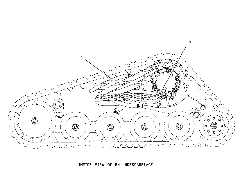 LINES GP-PARKING BRAKE 2124154 CAT