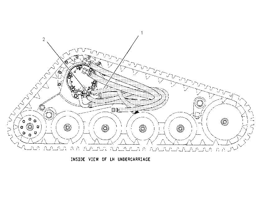 LINES GP-PARKING BRAKE 2126557 CAT