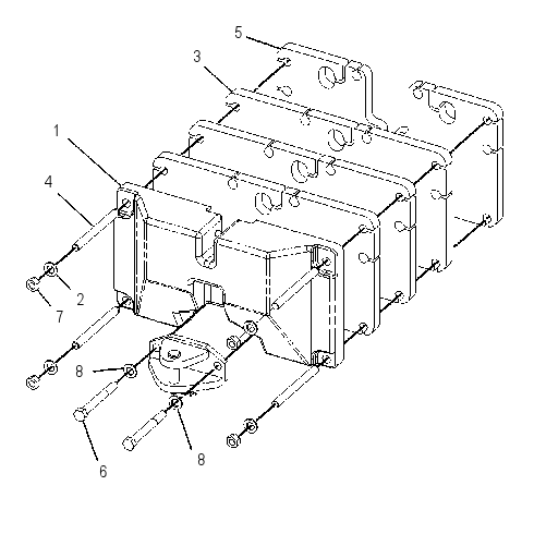 COUNTERWEIGHT GP-REAR 1154270 CAT