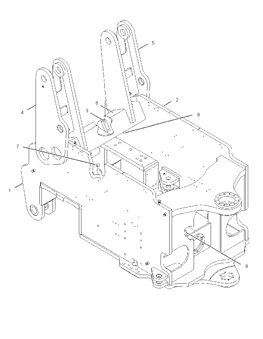 FRAME AS-FRONT 2194850 CAT