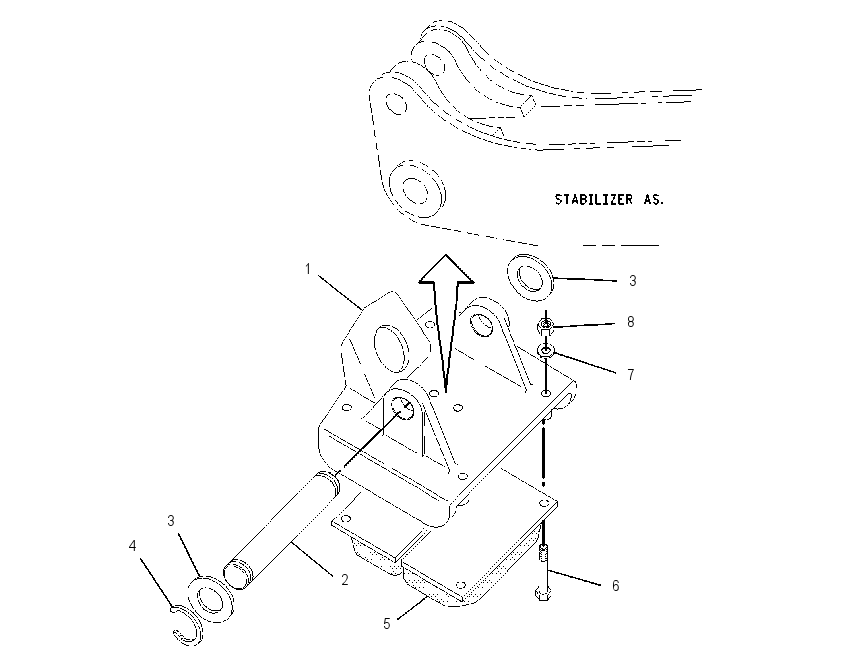PAD GP-STABILIZER 1122646 CAT