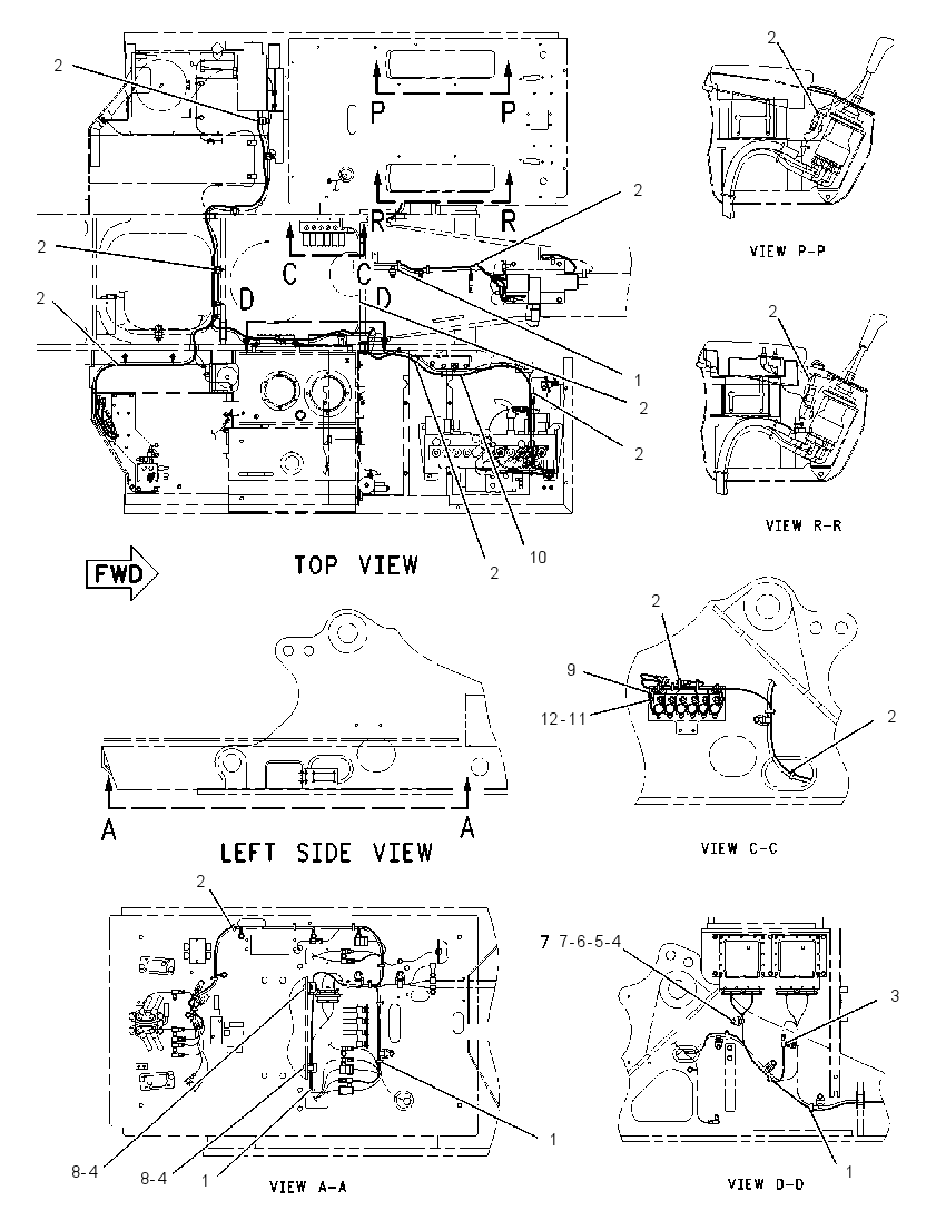 WIRING GP-COMBINED FLOW 1709392 CAT