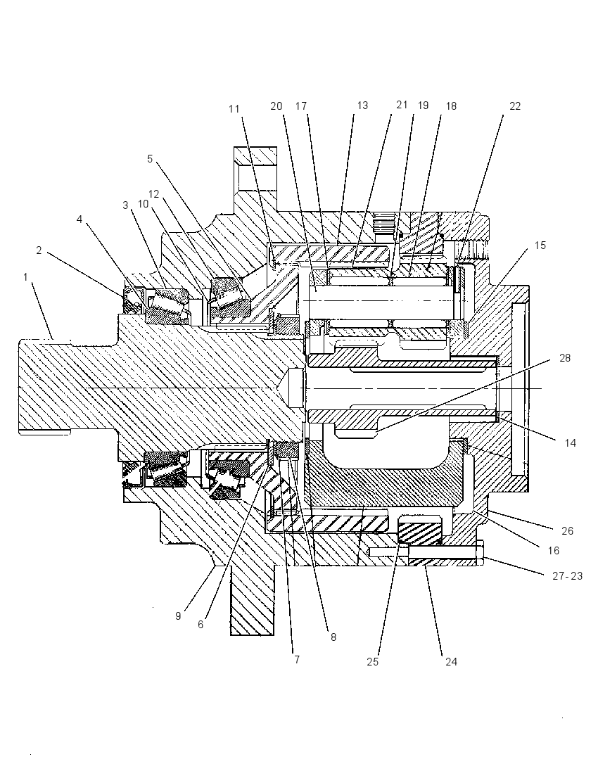 HUB AS-TORQUE 8C8160 CAT