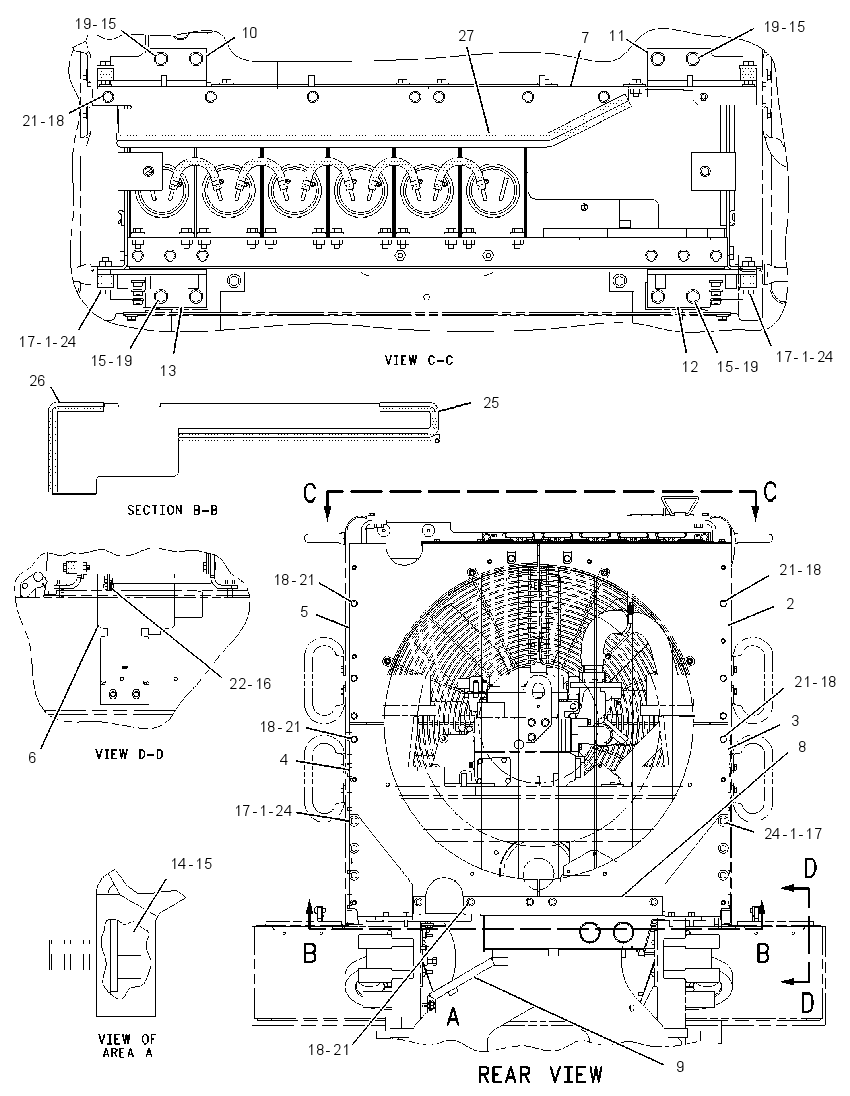Радиатор 1896426 CAT