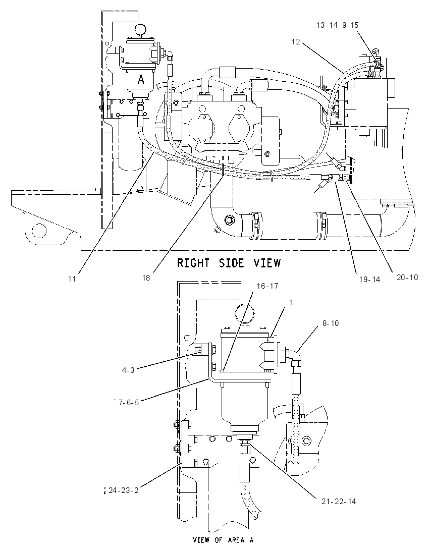 FILTER & LINES GP-HYDRAULIC 2027223 CAT