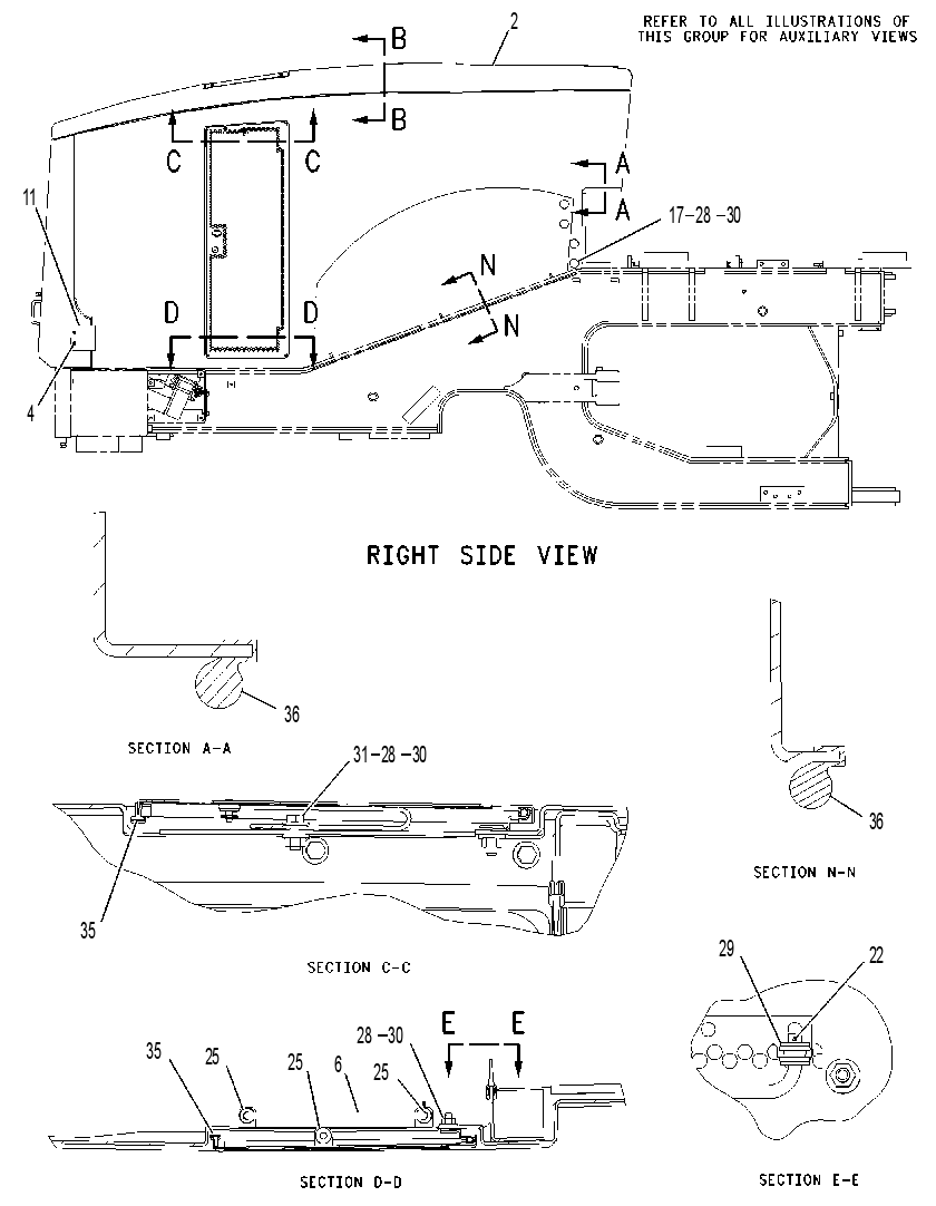 Капот с защитой 1889462 CAT