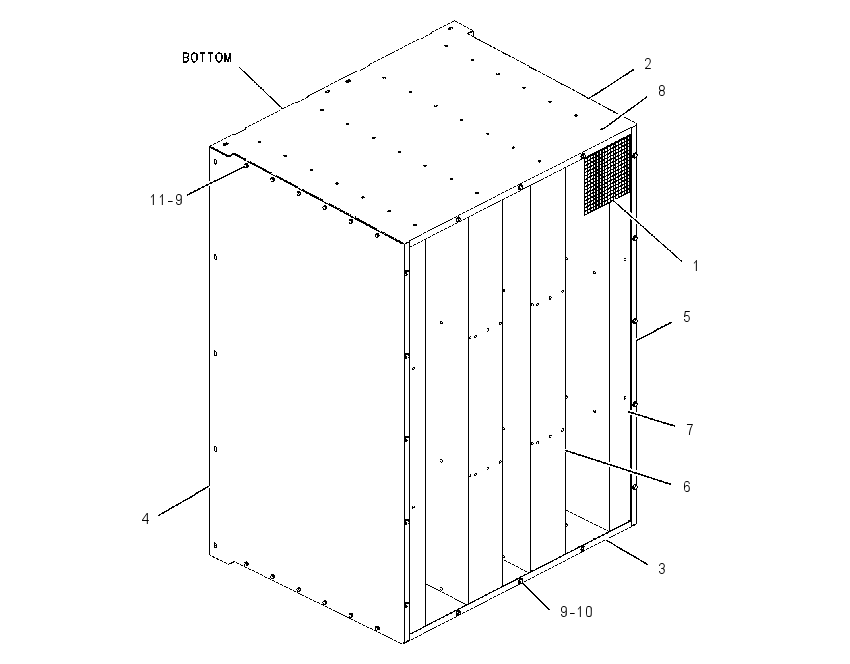DUCT GP-ENCLOSURE 2095655 CAT