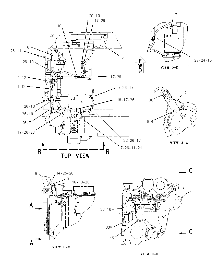 WIRING GP-POWER TRAIN 1841422 CAT