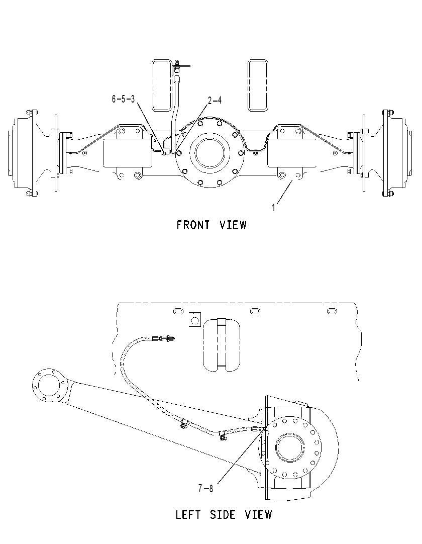 AXLE AR-CENTER 1619675 CAT