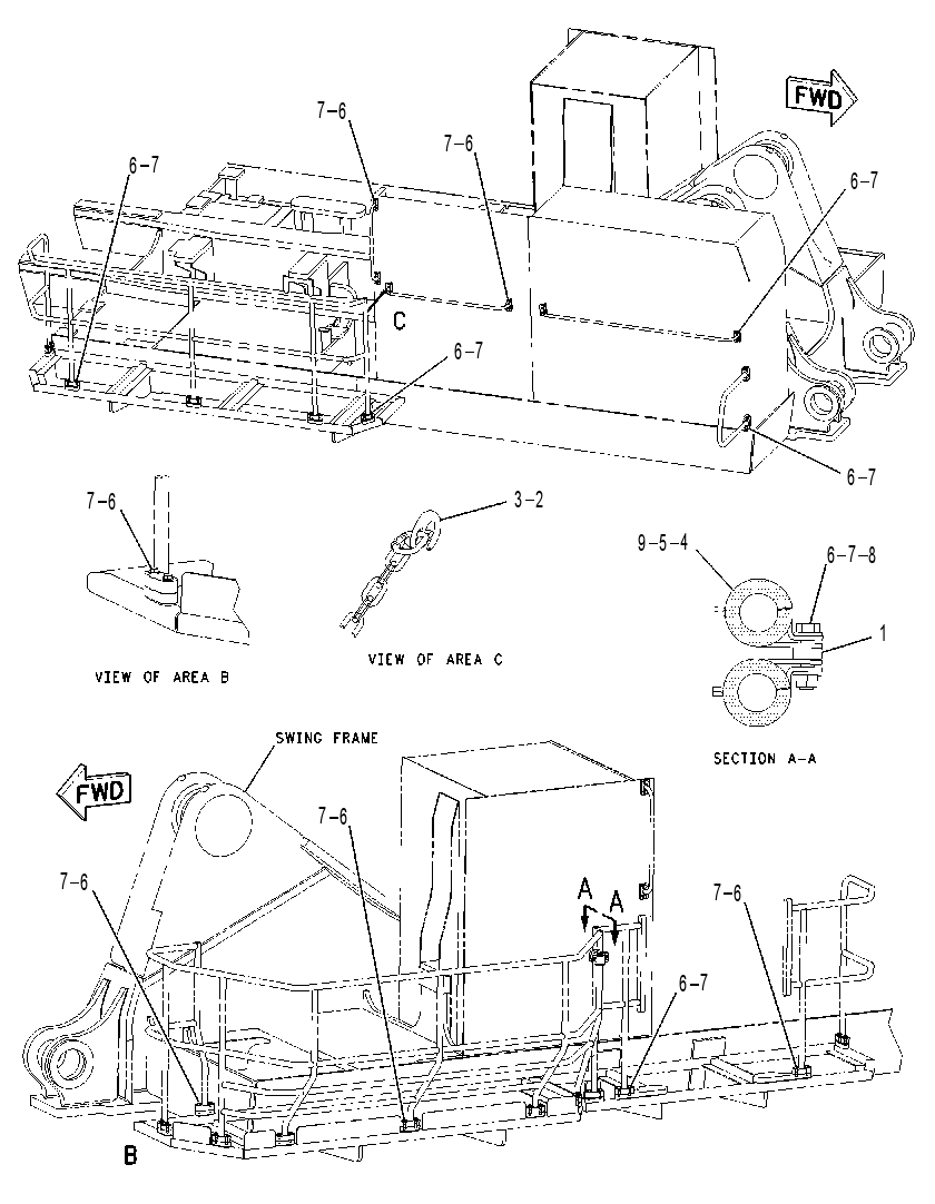 FASTENER GP-WALKWAY 1689192 CAT