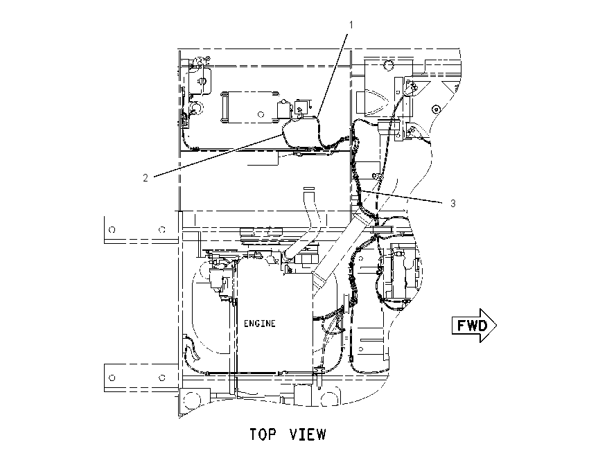 WIRING GP-CAB TILT 1339138 CAT