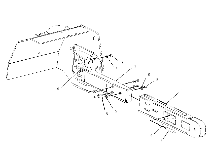 FRAME GP-CHAIN ROLLER 1660771 CAT